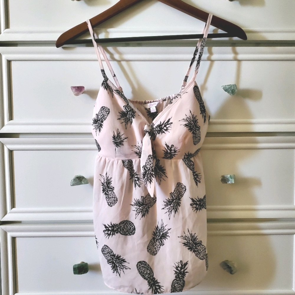 Candies 🍍 sheer babydoll tank